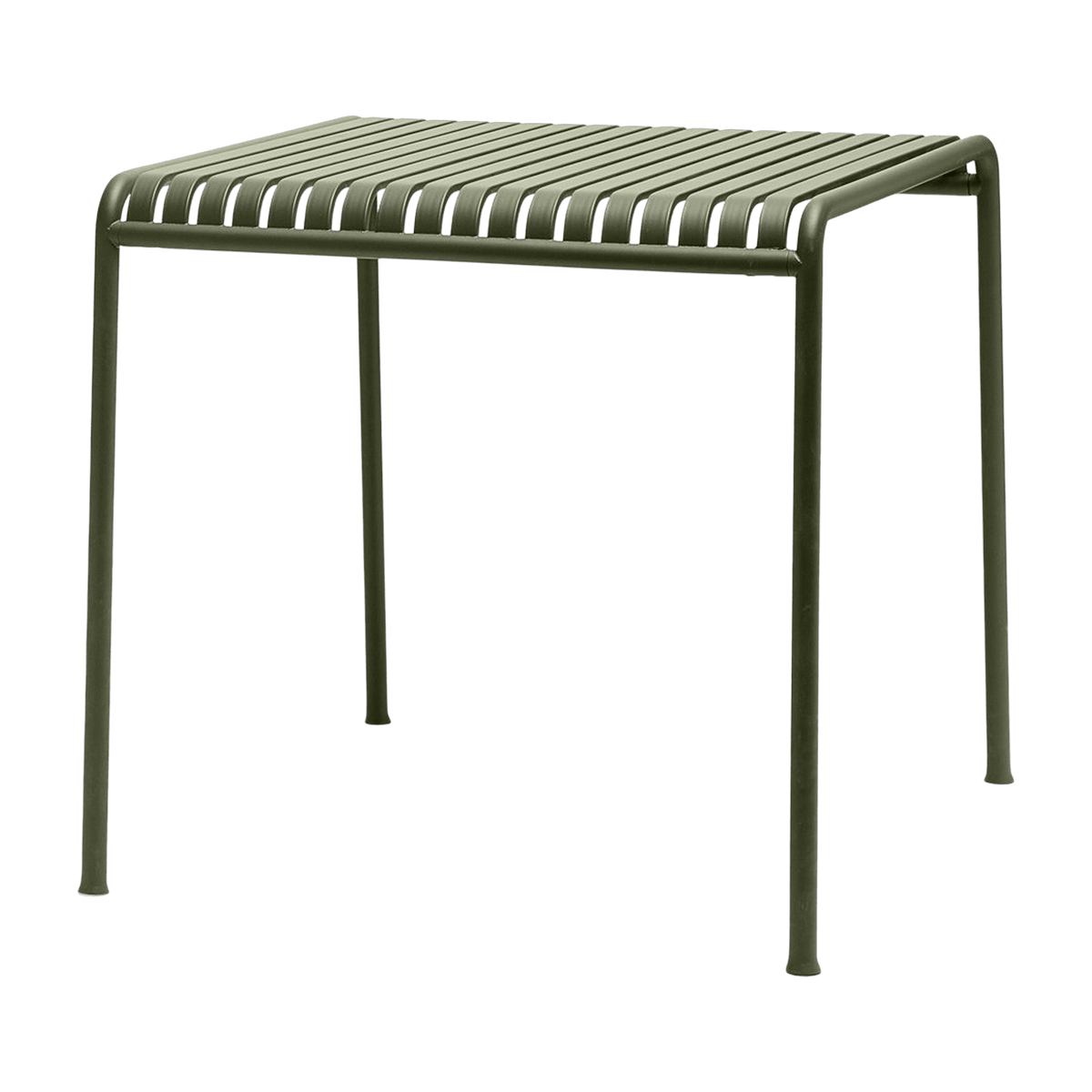 Table à manger d'extérieur en métal olive 82,5x90cm Palissade - HAY - The Cool Republic