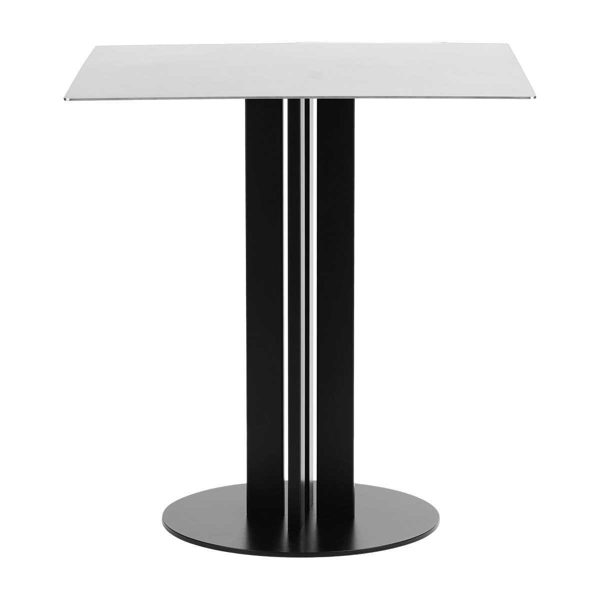 Table à manger en acier 70x70cm Scala Cafe Steel - Normann Copenhagen - The Cool Republic
