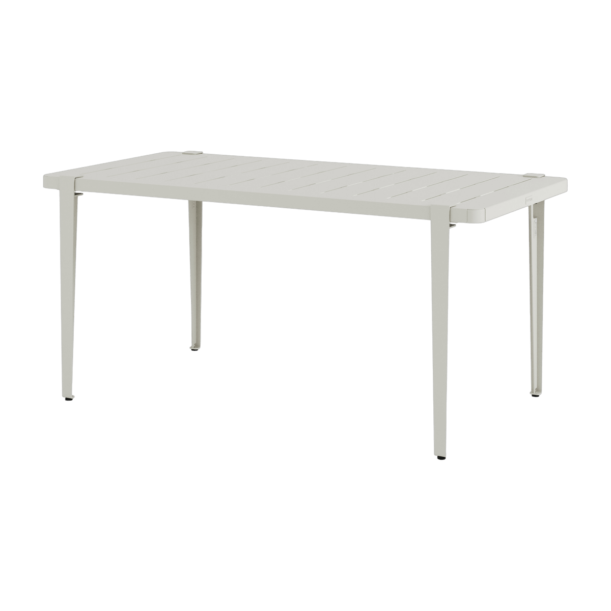 Table à manger en acier gris craie 160 x 80 x 75 cm Midi - TIPTOE - The Cool Republic