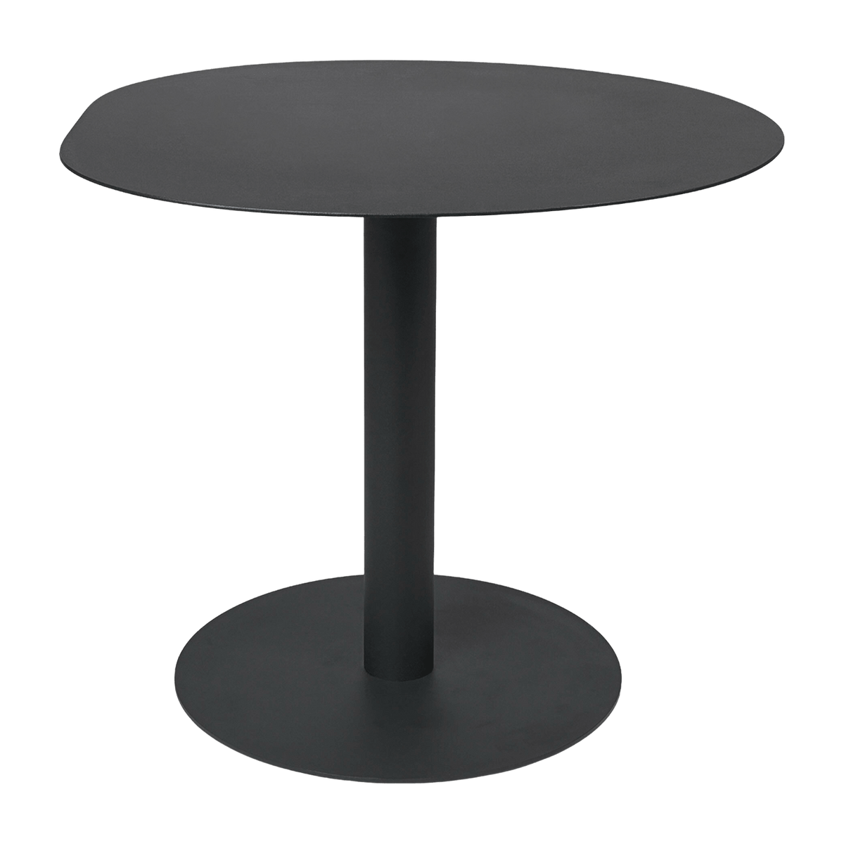 Table à manger en acier noir 72 x 96 cm Pond - Ferm Living - The Cool Republic
