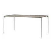 Table à manger en acier taupe 160 x 80 cm Novo - AYTM - The Cool Republic