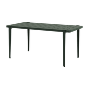 Table à manger en acier vert sapin 160 x 80 x 75 cm Midi - TIPTOE - The Cool Republic
