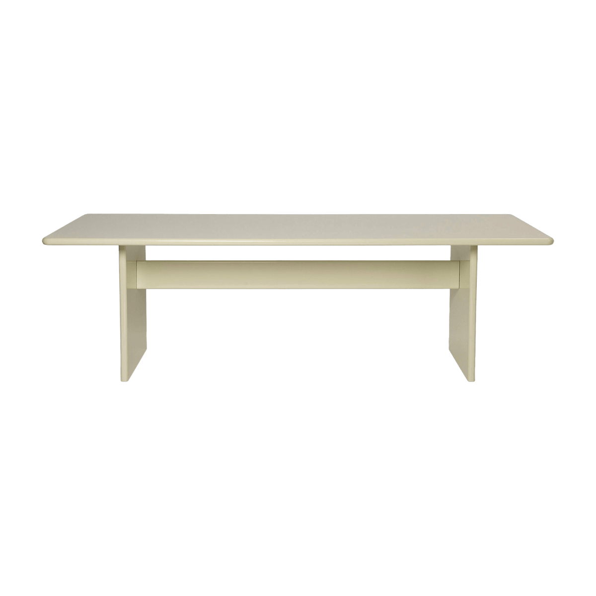 Table à manger en bois blanc 90 x 247 cm Rink - Ferm Living - The Cool Republic