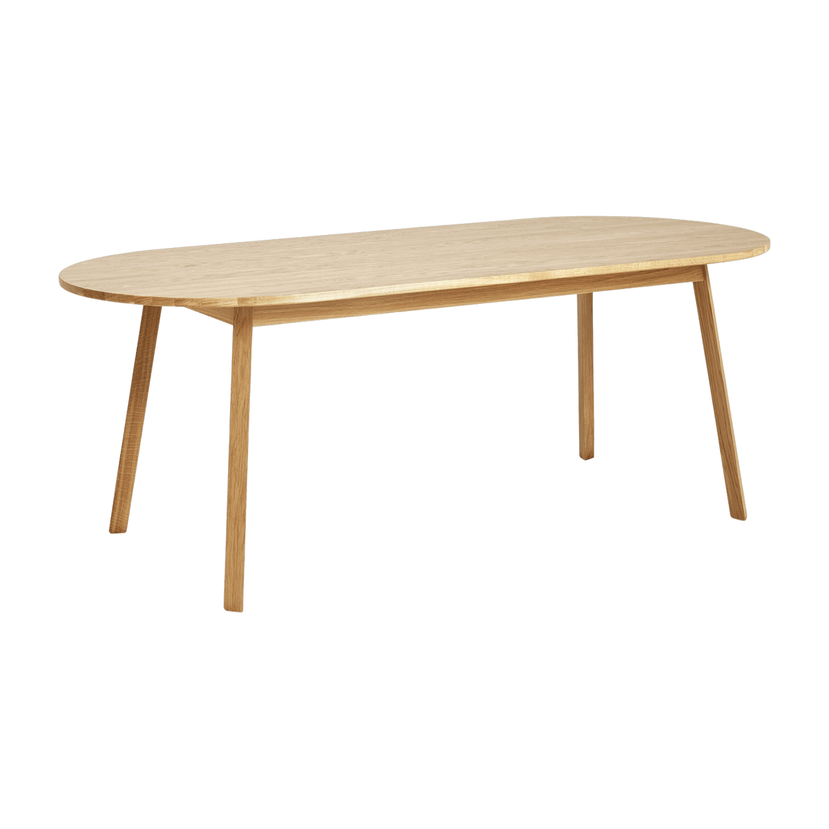 Table à manger en bois de chêne laqué 200 cm Triangle - HAY - The Cool Republic