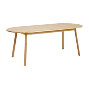Table à manger en bois de chêne laqué 200 cm Triangle - HAY - The Cool Republic