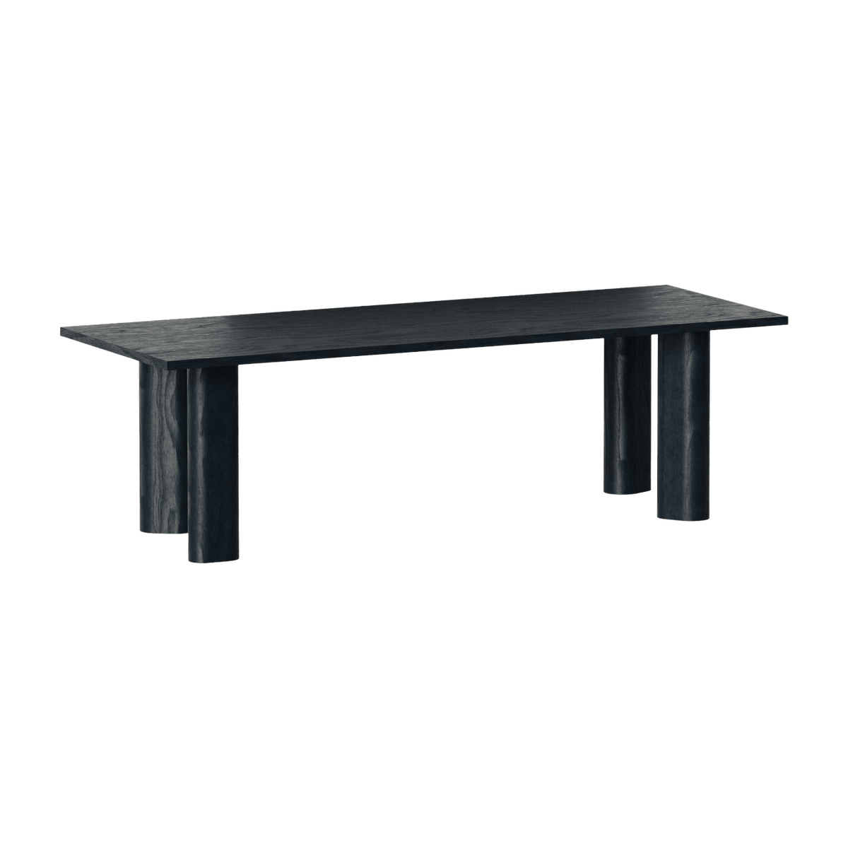 Table à manger en bois de chêne noire Galta Forte 240 - Kann Design - The Cool Republic