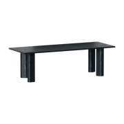 Table à manger en bois de chêne noire Galta Forte 240 - Kann Design - The Cool Republic