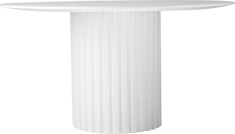 Table à manger en bois de Sungkai blanche 140 cm Pillar - HKliving - The Cool Republic