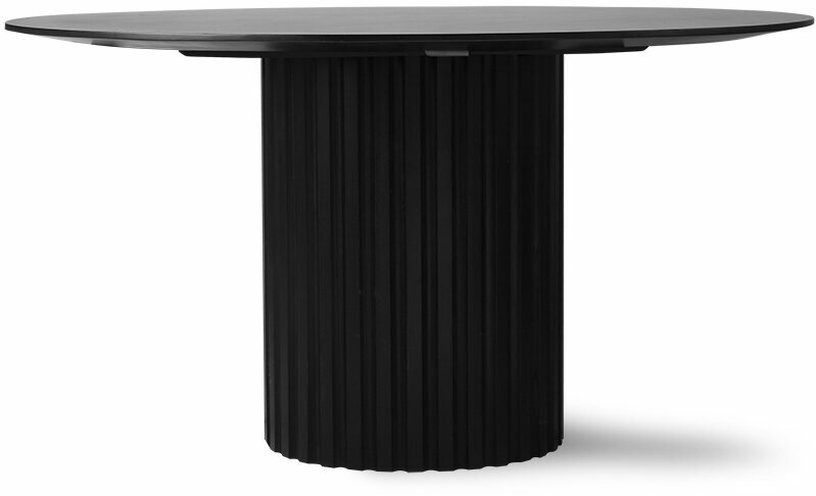 Table à manger en bois de Sungkai noire 140 cm Pillar - HKliving - The Cool Republic