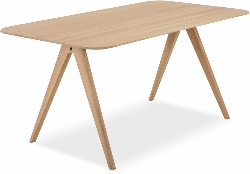 Table à manger en chêne 160 x 90 cm Ava - Gazzda - The Cool Republic