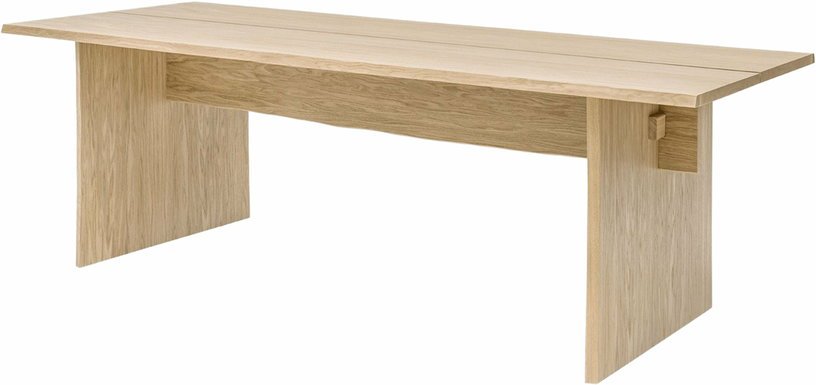 Table à manger en chêne 220 cm Bookmatch - Hem - The Cool Republic