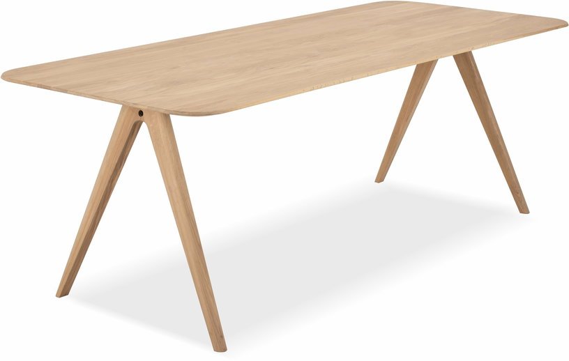 Table à manger en chêne 220 x 90 cm Ava - Gazzda - The Cool Republic