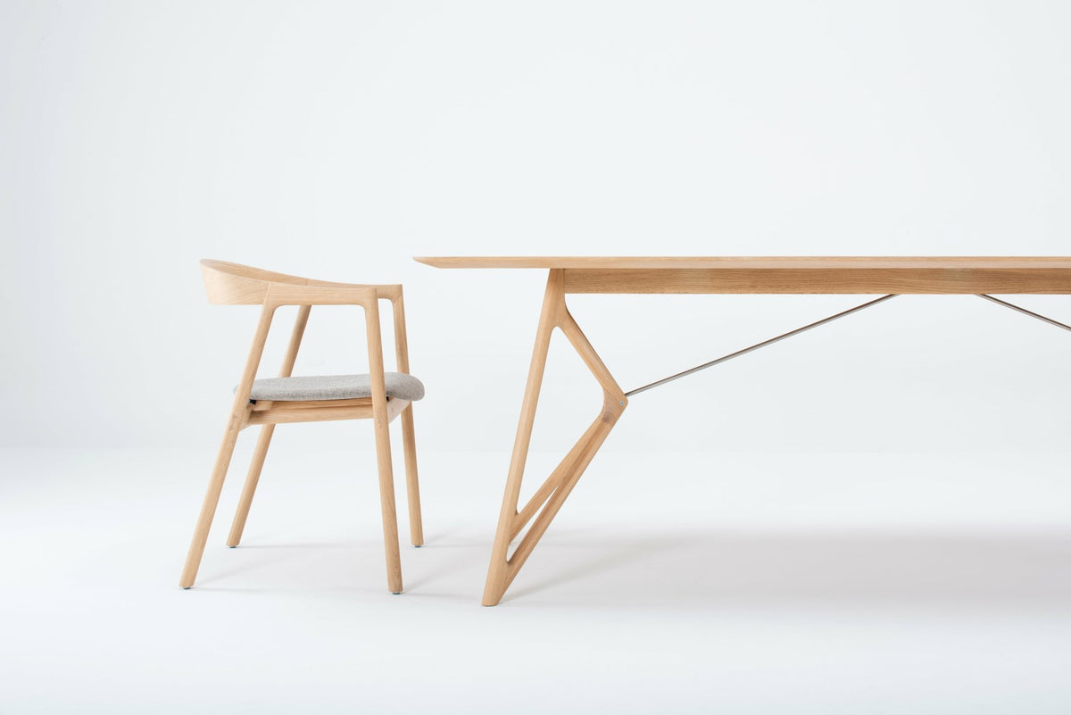 Tink oak dining table 220 x 90 cm - Gazzda - The Cool Republic