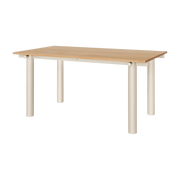 Table à manger en chêne et acier clair 160x90cm Atura - Ferm living - The Cool Republic