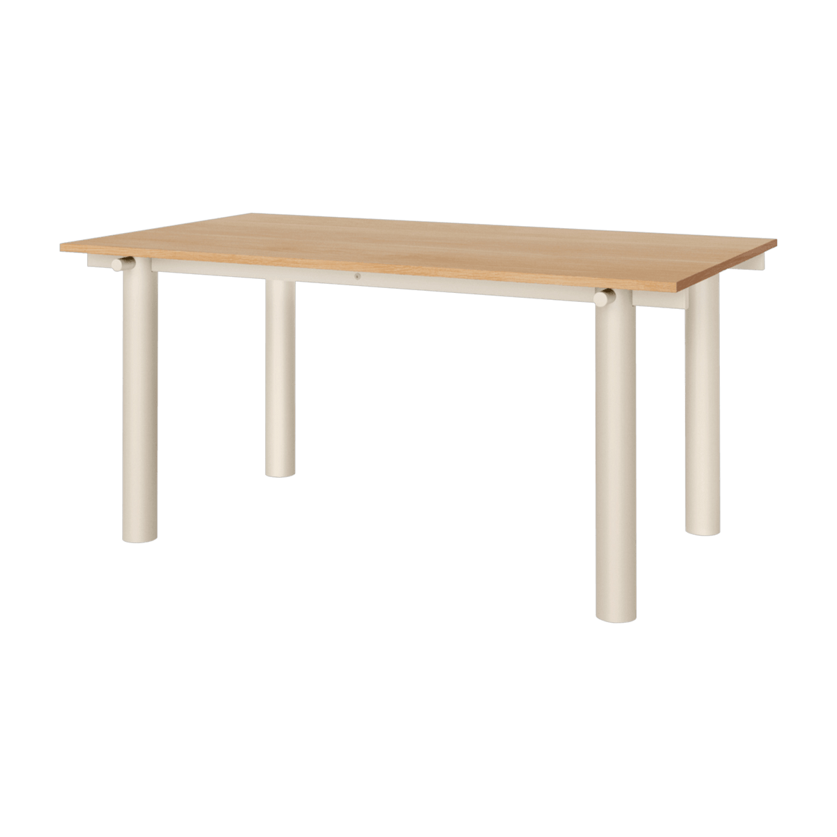 Table à manger en chêne et acier clair 160x90cm Atura - Ferm living - The Cool Republic