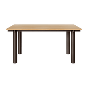 Table à manger en chêne et acier foncé 160x90cm Atura - Ferm living - The Cool Republic