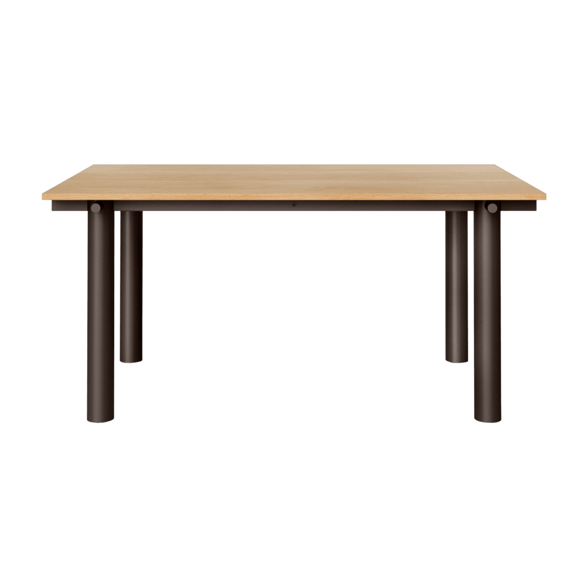 Table à manger en chêne et acier foncé 160x90cm Atura - Ferm living - The Cool Republic
