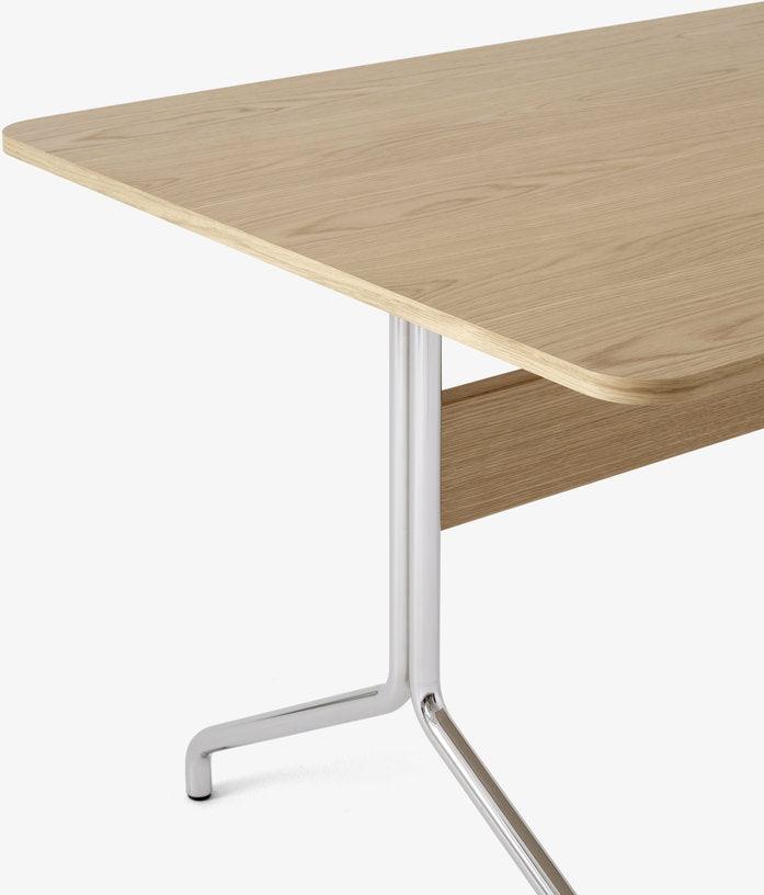 Table à manger en chêne et chrome 200x90 cm Pavilion AV19 - &tradition - The Cool Republic