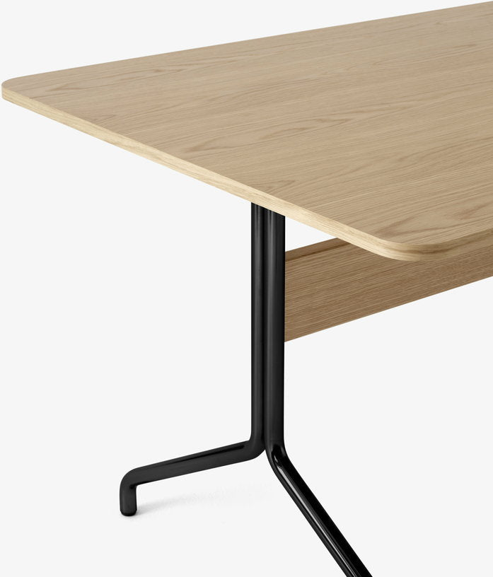 Table à manger en chêne et métal noir 200x90 cm Pavilion AV19 - &tradition - The Cool Republic