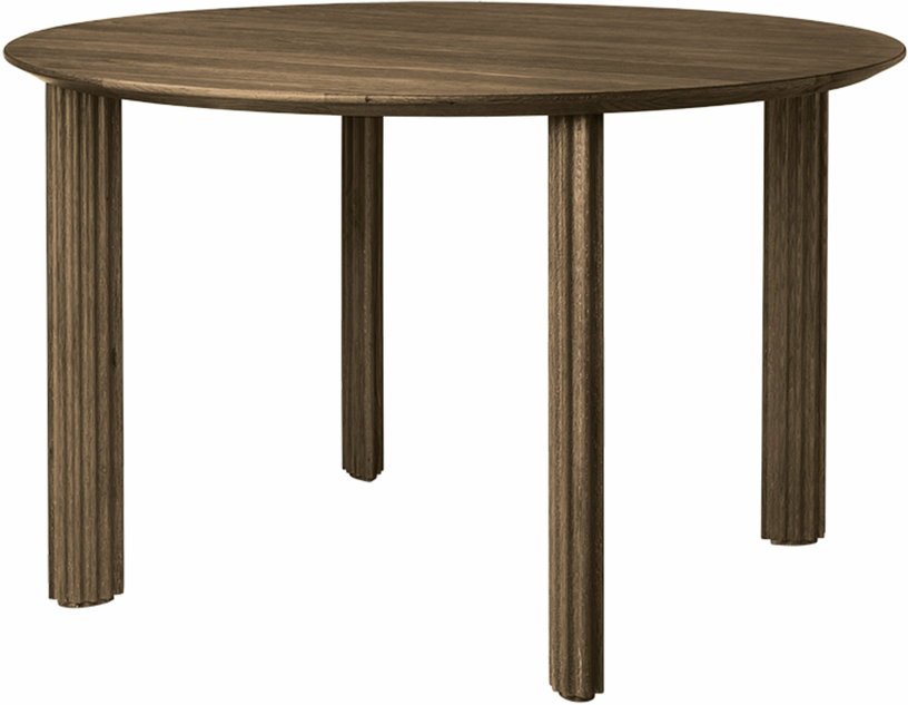 Table à manger en chêne foncé Comfort Circle - UMAGE - The Cool Republic