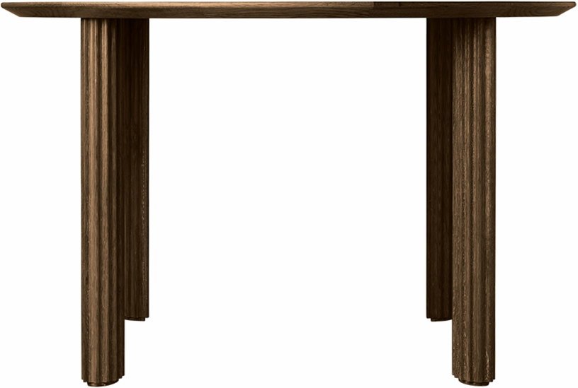 Table à manger en chêne foncé Comfort Circle - UMAGE - The Cool Republic