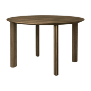 Table à manger en chêne foncé Comfort Circle - UMAGE - The Cool Republic