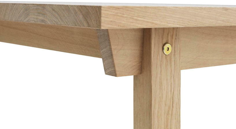 Table à manger en chêne naturel 250 cm Slice Oak - Normann Copenhagen - The Cool Republic