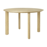 Table à manger en chêne naturel Comfort Circle - UMAGE - The Cool Republic