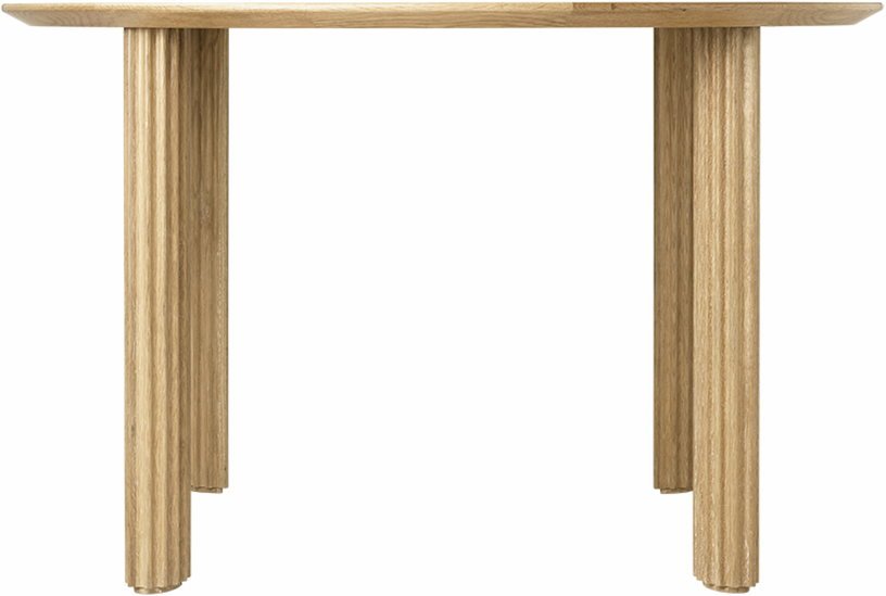 Table à manger en chêne naturel Comfort Circle - UMAGE - The Cool Republic