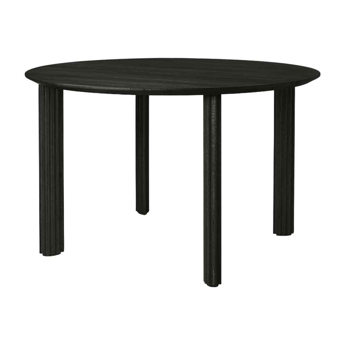 Table à manger en chêne noir Comfort Circle - UMAGE - The Cool Republic