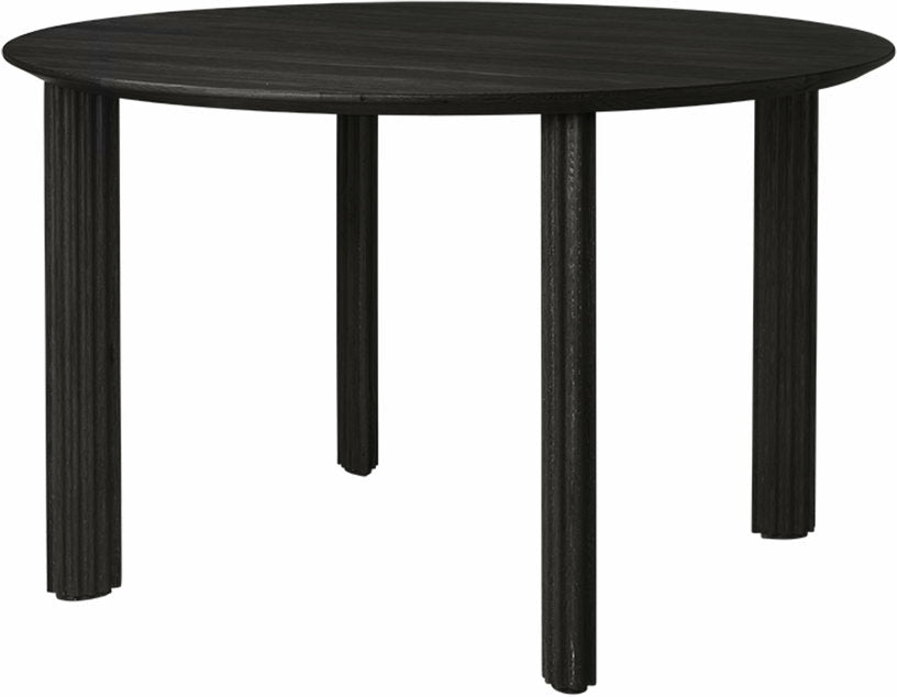 Table à manger en chêne noir Comfort Circle - UMAGE - The Cool Republic
