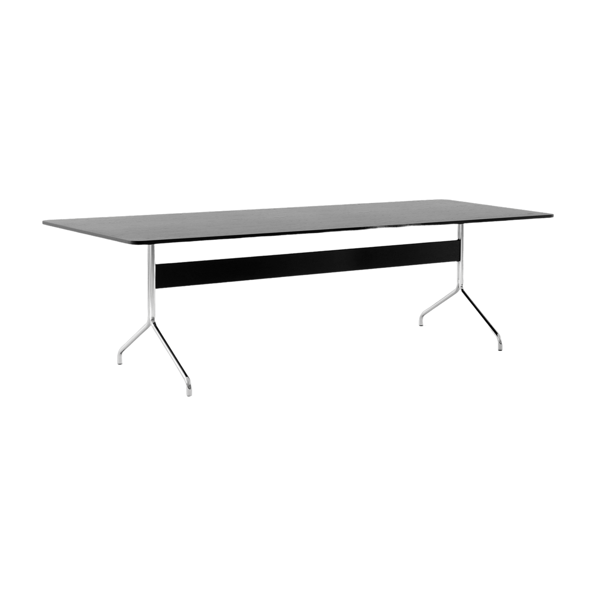Table à manger en chêne noir et chrome 250x110 cm Pavilion AV24 - &tradition - The Cool Republic