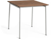 Dining table in oiled ash and aluminum 83x75x74cm Traverse - Hay