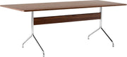 Table à manger en noyer et métal chrome 200x90 cm Pavilion AV19 - &tradition - The Cool Republic