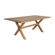 Table à manger en teck 100 x 200 cm Colonial - Sika Design - The Cool Republic