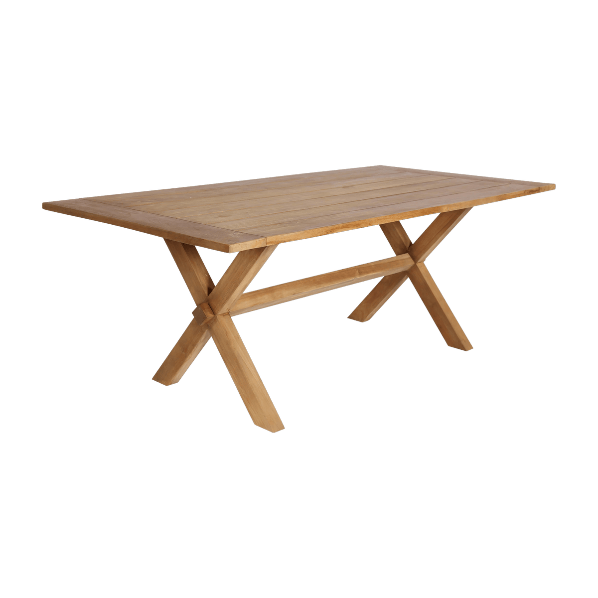 Table à manger en teck 100 x 200 cm Colonial - Sika Design - The Cool Republic