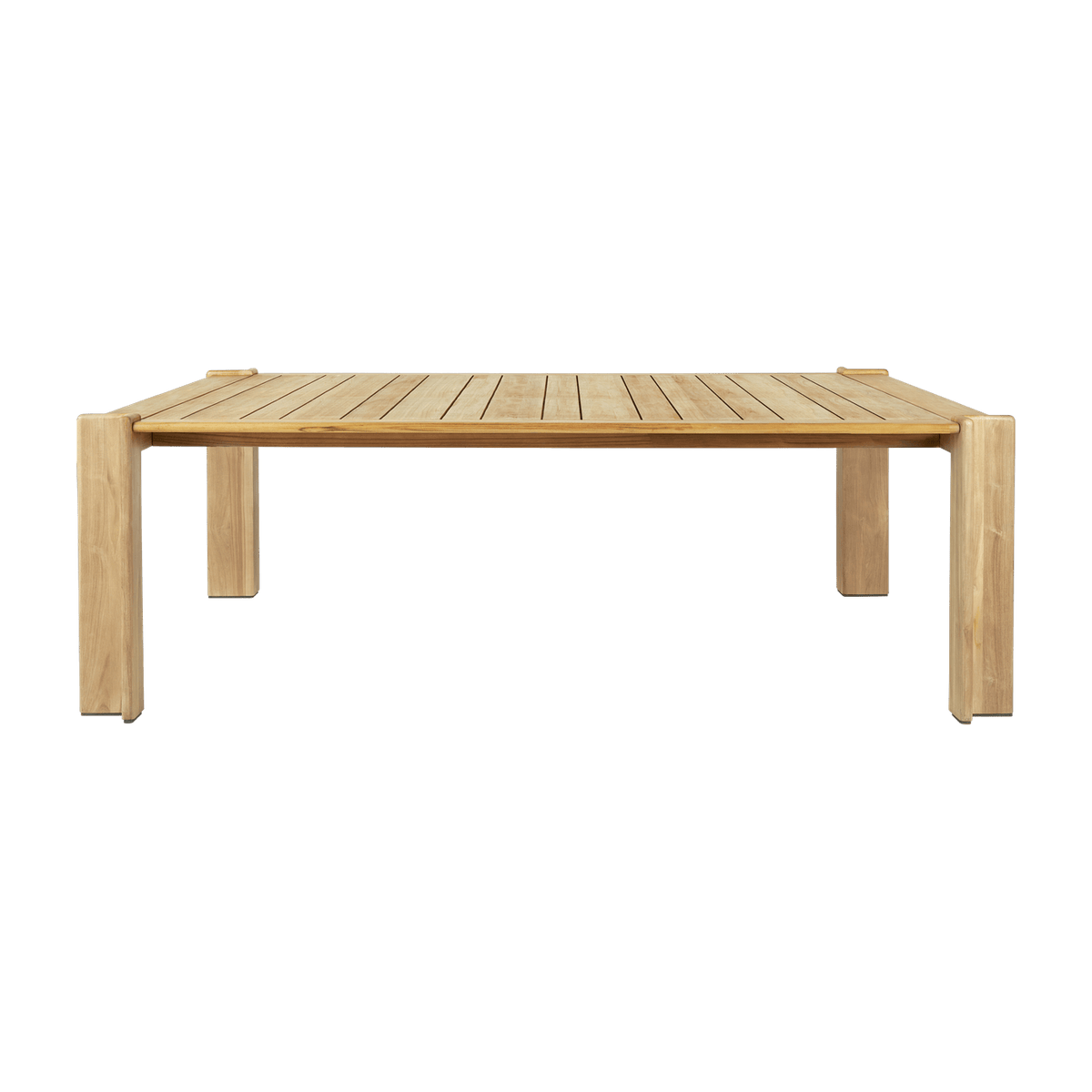 Table à manger en teck naturel 105x209 cm Atmosfera - Gubi - The Cool Republic