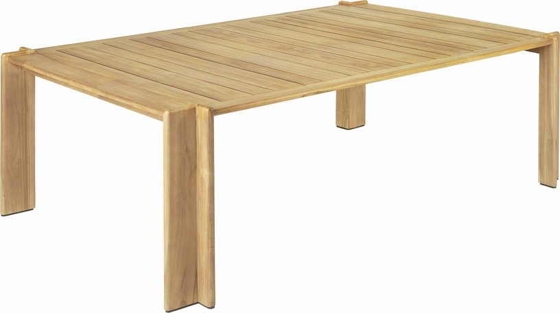 Table à manger en teck naturel 105x209 cm Atmosfera - Gubi - The Cool Republic