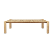 Natural teak dining table 105 x 281 cm Atmosfera - Gubi - The Cool Republic