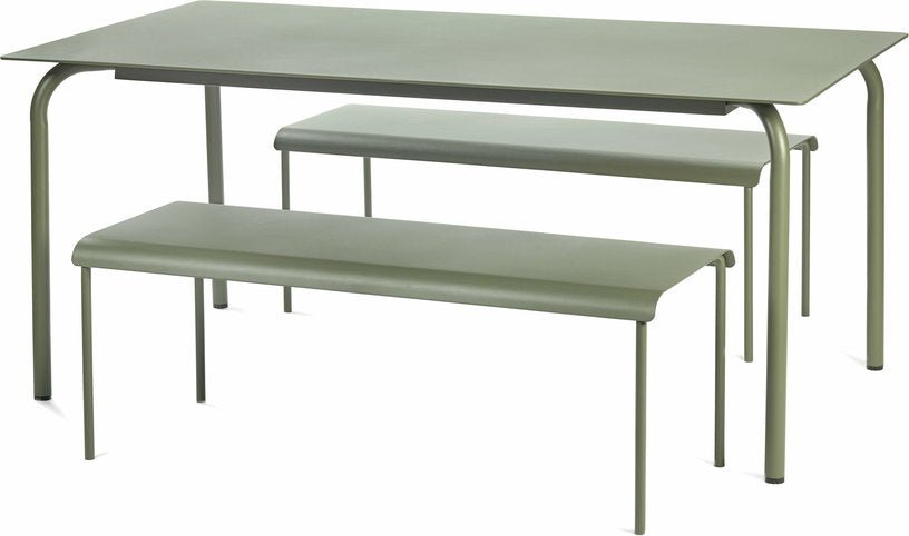 Table à manger eucalyptus vert 170 cm August - Serax - The Cool Republic