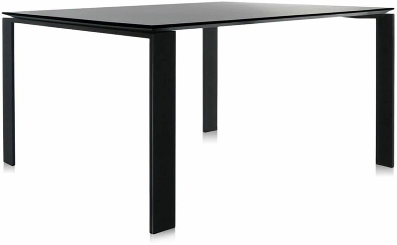 Table à manger noir 128x128 Four tavolo - Kartell - The Cool Republic