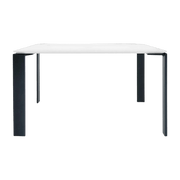 Table à manger noir et blanc 128x128 Four tavolo - Kartell - The Cool Republic