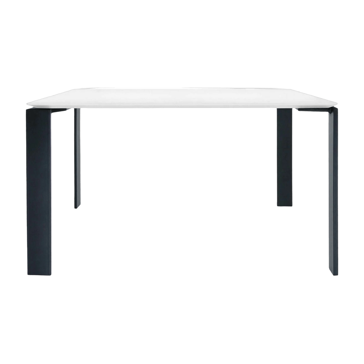 Table à manger noir et blanc 128x128 Four tavolo - Kartell - The Cool Republic