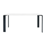 Table à manger noir et blanc 158x79 Four tavolo - Kartell - The Cool Republic