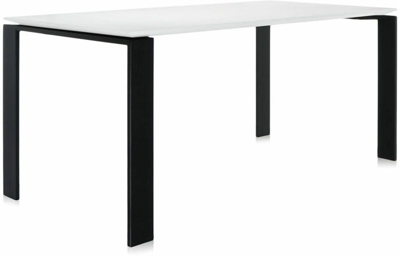 Table à manger noir et blanc 190x79 Four tavolo - Kartell - The Cool Republic