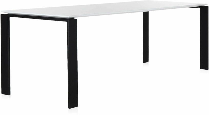 Table à manger noir et blanc 223x79 Four tavolo - Kartell - The Cool Republic