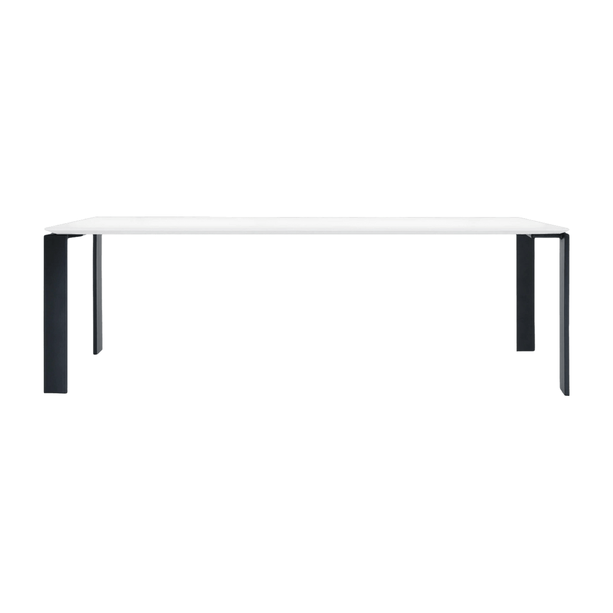 Table à manger noir et blanc 223x79 Four tavolo - Kartell - The Cool Republic