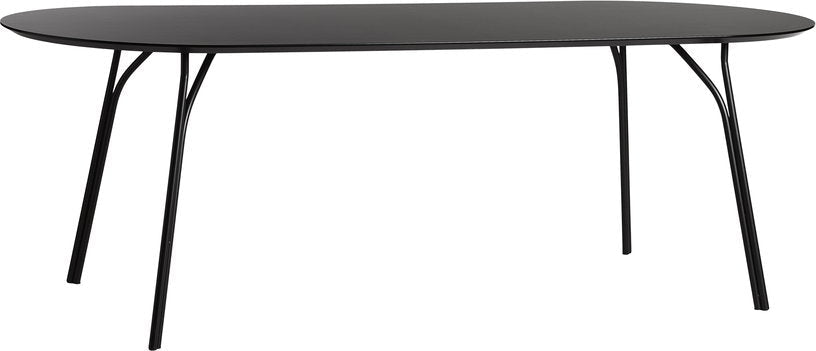 Table à manger noire 220 cm Tree - Woud - The Cool Republic