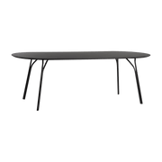 Table à manger noire 220 cm Tree - Woud - The Cool Republic