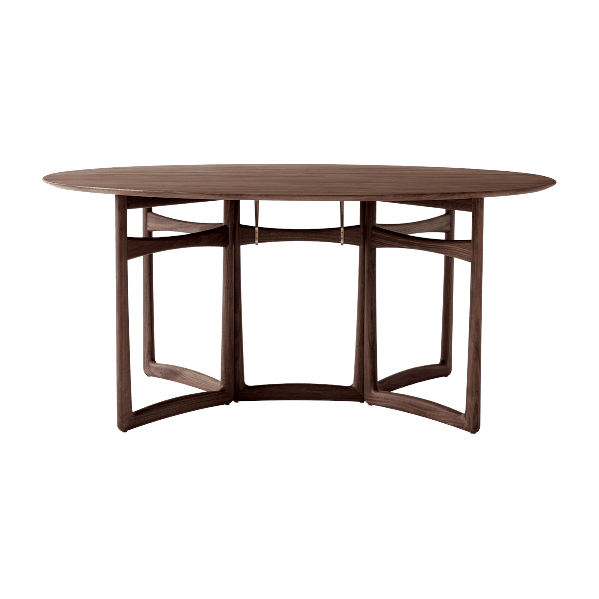 Table à manger pliable en bois marron Drop Leaf - &tradition - The Cool Republic